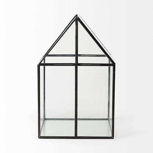 Mercana - Sikes Large 10L x 10W x 16H Hut Terrarium W/Glass Base - 68840 view 2