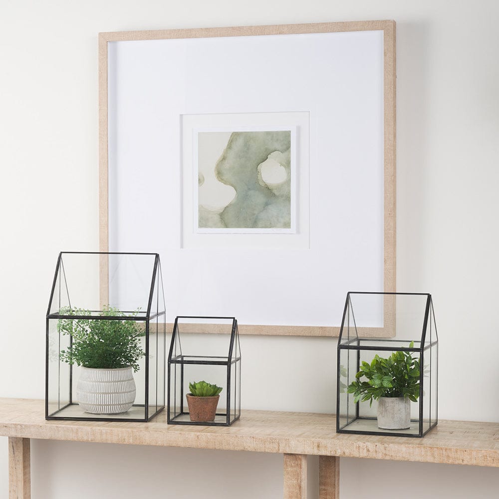 Mercana - Sikes Large 10L x 10W x 16H Hut Terrarium W/Glass Base - 68840 view 9
