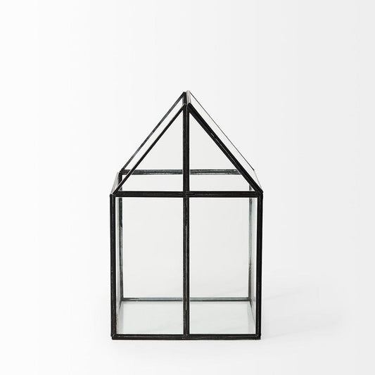 Mercana - Sikes Medium 8L x 8W x 13H Hut Terrarium W/Glass Base - 68839 view 2
