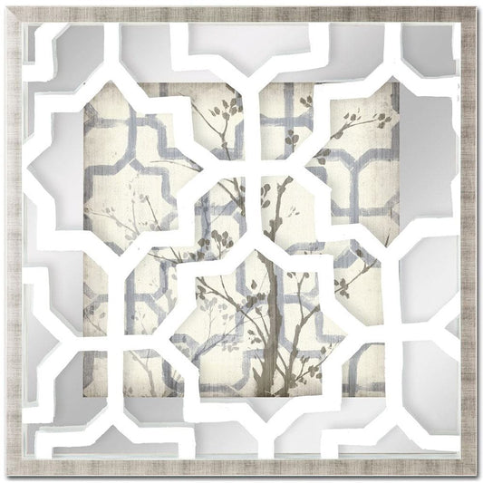 Mercana - Silhouette & Pattern VI MC Jennifer Goldberger Hand Embelished Framed Art Print Matted under Glass - 9111 view 2