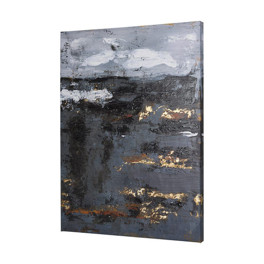 Mercana - Silver and gold inspiration II by Mercana Studio a Hand Embellished Textured Canvas - 102310-S view 2