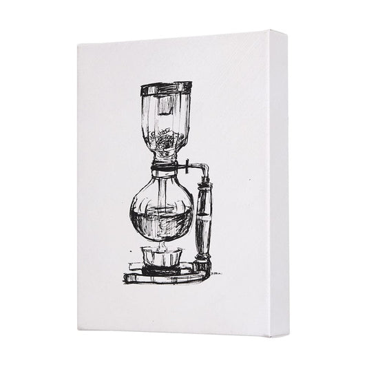 Mercana - Siphon Coffee Maker by Mercana Studio a Hand Embellished Textured Canvas - 102439-L view 2