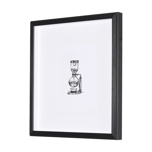 Mercana - Siphon Coffee Maker by Simeng a Framed Art Print Matted under Glass - 14690 view 2