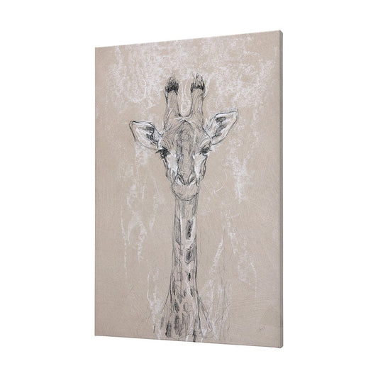 Mercana - Sketch of animal IV Giraffe by Mercana Studio a Hand Embellished Textured Canvas - 102353-L view 2