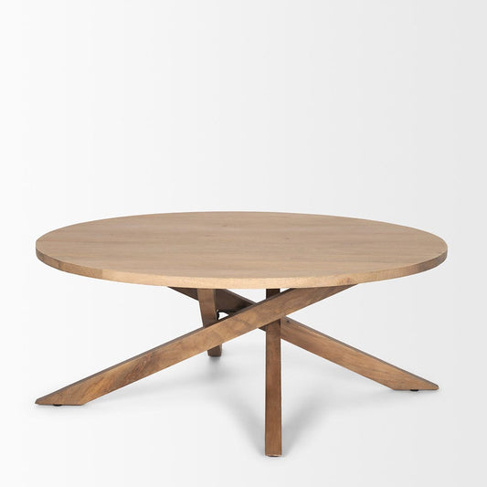 Mercana - Solana Light Brown Wood Coffee Table - 70627 view 2