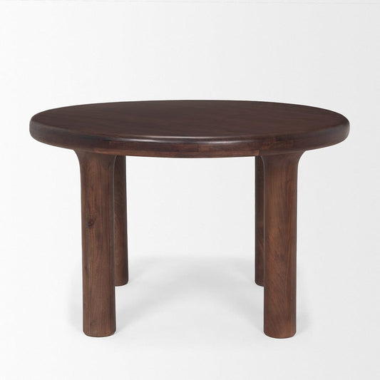 Mercana - Soma 48" Red Brown Acacia Wood Round Dining Table - 70874-AB view 2