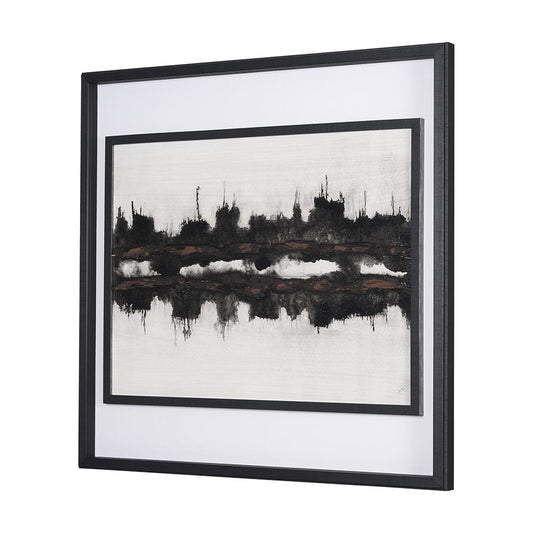 Mercana - Sound Bite I by Studio M a handmade Original Framed Artwork under Glass - 15258 view 2