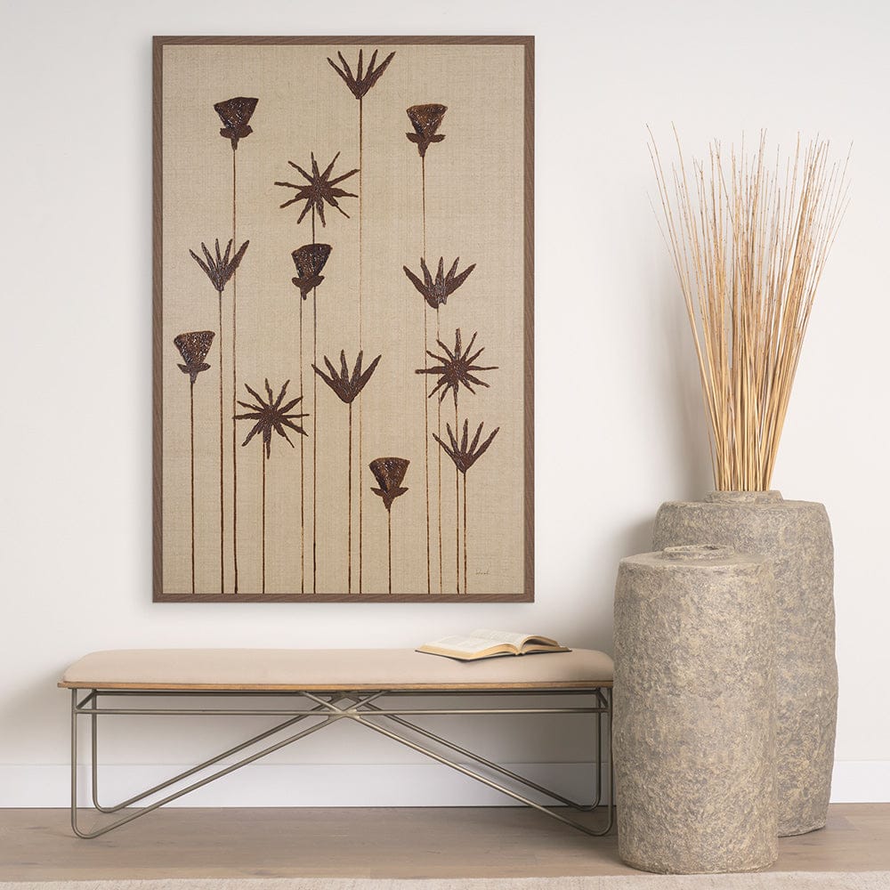 Mercana - Spark I Tan by Mercana Studio a Hand Embellished Textured Framed Art Print - 15076 view 8