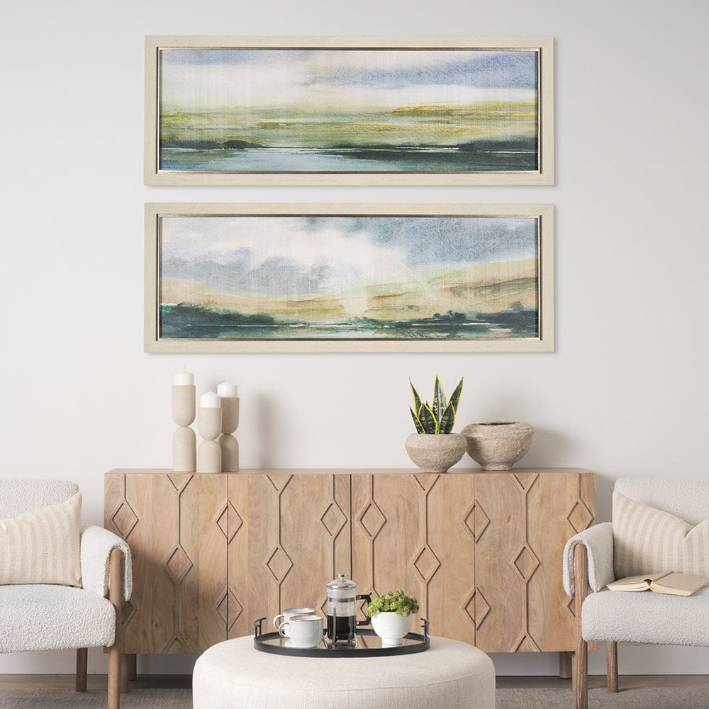 Mercana - Spring Horizon I by Mercana Studio a Hand Embellished Textured Framed Art Print - 15262 view 8