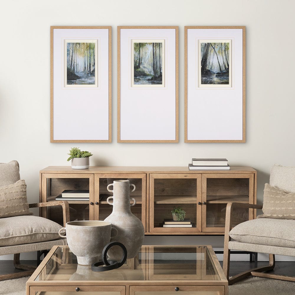 Mercana - Spring Light I by Mercana Studio a Hand Embelished Textured Framed Art Print Matted under Glass - 15251 view 8