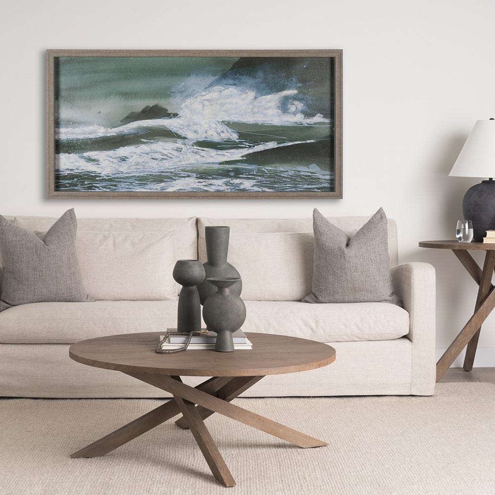 Mercana - Stormy Coast I by Mercana Studio a Hand Embellished Framed Art Print - 15607 view 8