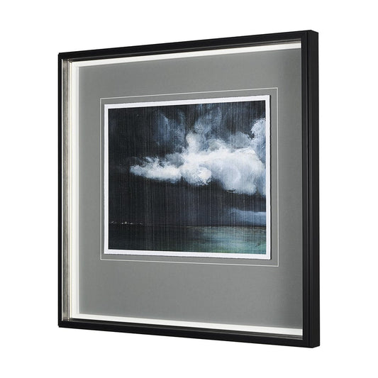 Mercana - Stormy Skys II by Mercana Studio a Hand Embellished Textured Framed Art Print Matted under Glass - 14699 view 2