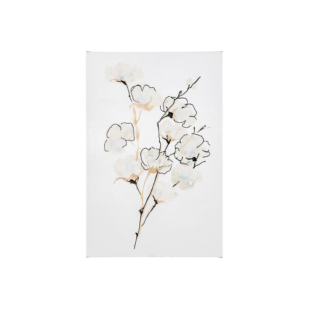 Mercana - Summer Cotton III by Chris Paschke a Hand Embellished Textured Canvas - 101738-S view 1