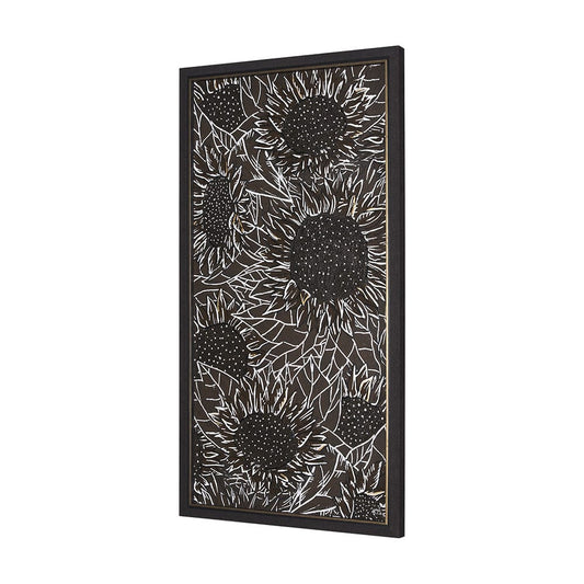 Mercana - Sunflower Fest VI by Mercana Studio a Hand Embellished Textured Framed Art Print - 15185 view 2