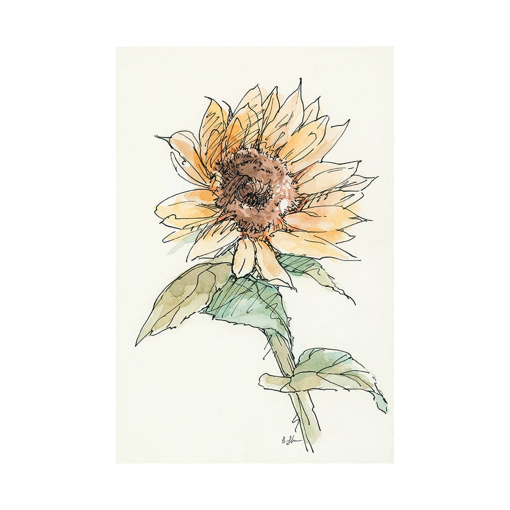 Mercana - Sunflower I by Mercana Studio a Hand Embellished Textured Canvas - 101886-L view 1