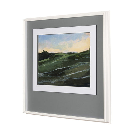 Mercana - Sunrise Valley I by Mercana Studio a Hand Embellished Textured Framed Art Print Matted under Glass - 14705 view 2