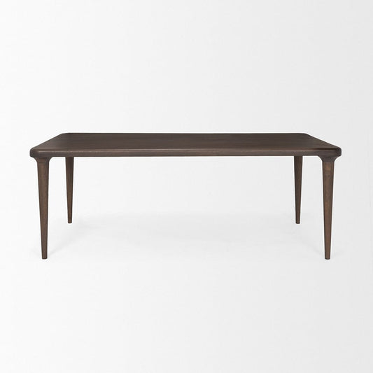 Mercana - Suvan 84L Medium Dark Brown Rectangular Wood Dining Table - 70871-AB view 2