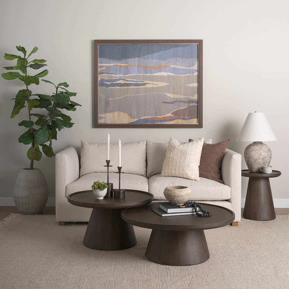 Mercana - Takoda Dark Brown Wood Tapered Drum Accent Table - 70878 view 9