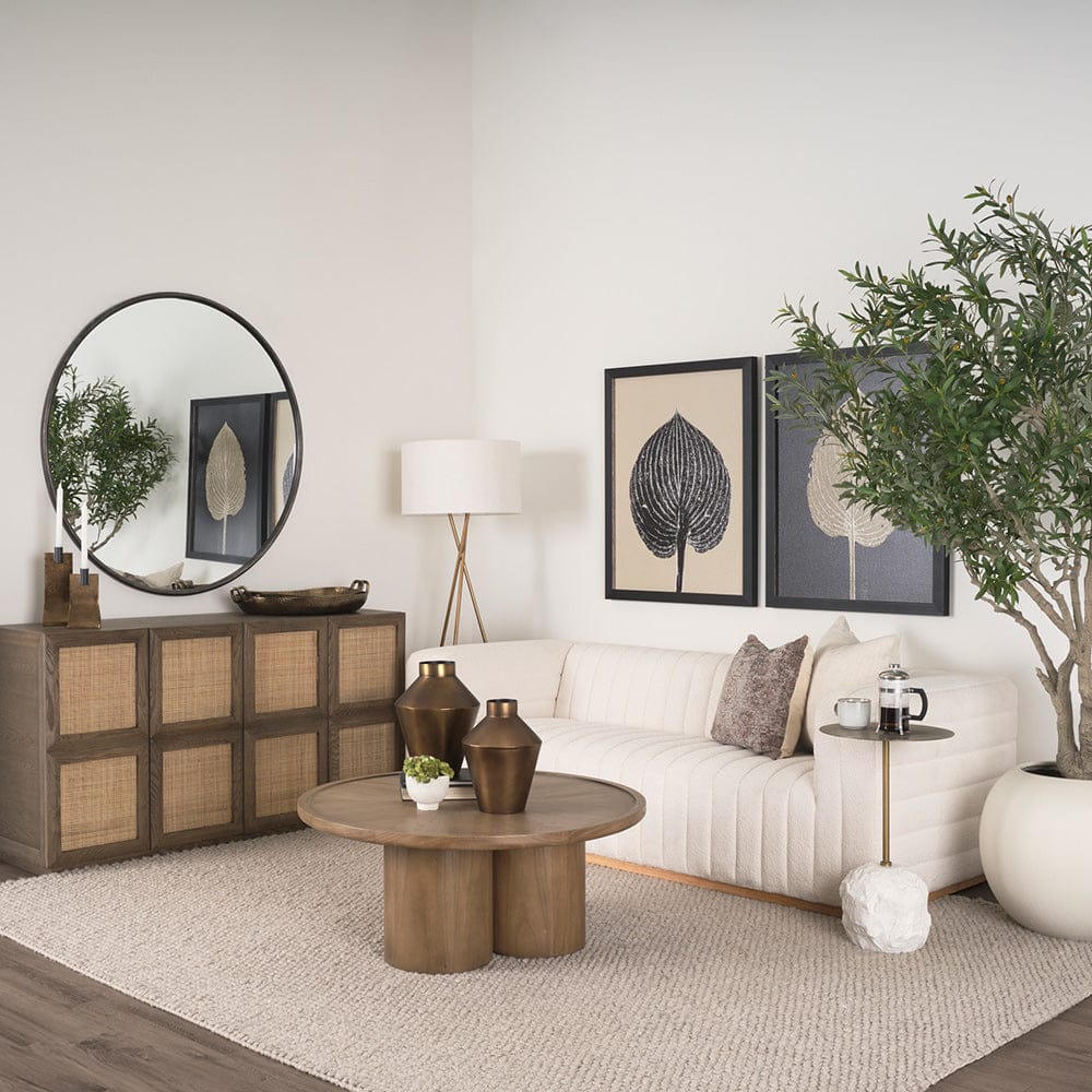Mercana - Tavi Medium Brown Round Coffee Table - 70859-AB view 9