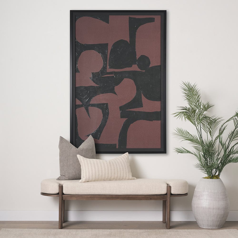 Mercana - Tempelhof by Mercana Studio a Hand Embellished Textured Framed Art Print Matted under Glass - 15081 view 8