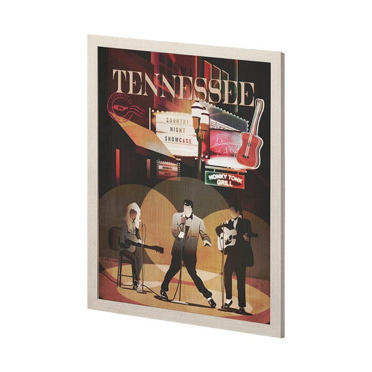 Mercana - Tennessee Go USA L by Mercana Studio a Hand Embellished Decograph Framed Art Print - 14161 view 2