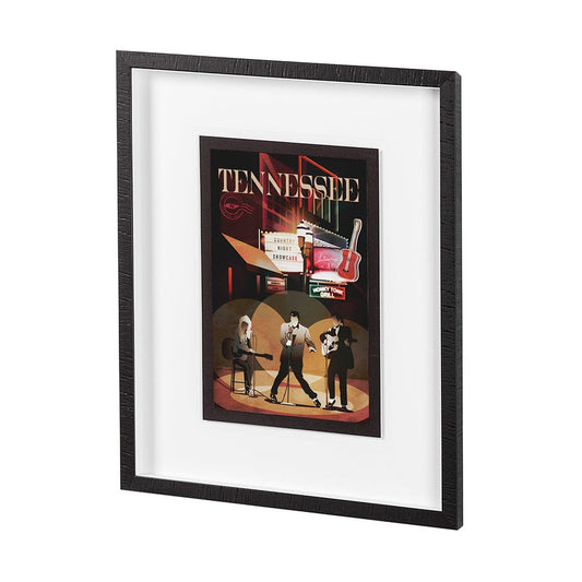 Mercana - Tennessee Go USA M by Mercana Studio a Framed Art Print Matted under Glass - 14159 view 2