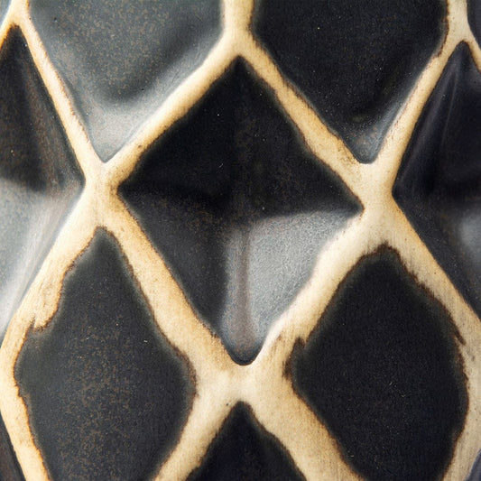 Mercana - Teulia I Tall Black With Cream Accent Ceramic Vase - 68016 view 2