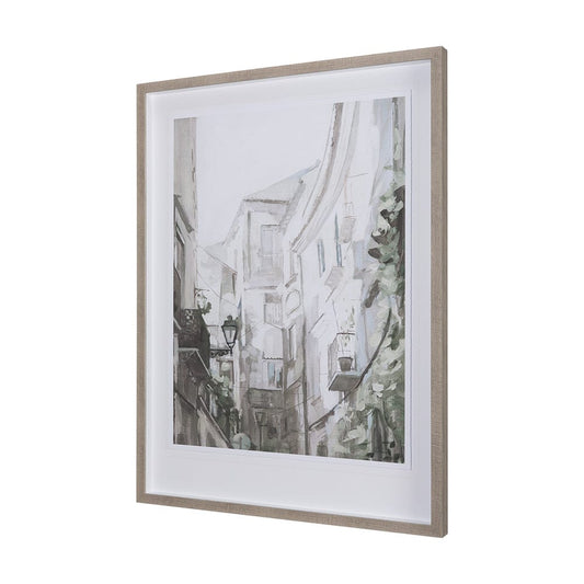Mercana - The Old Lodge Lane II by Natalia a Framed Art Print Matted under Glass - 14859 view 2