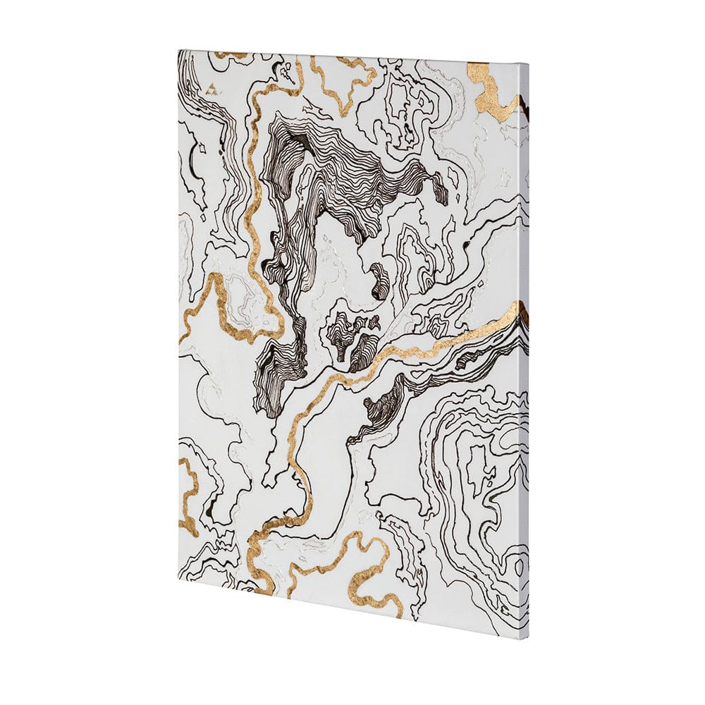 Mercana - Topography I by Mercana Studio a Hand Embellished Textured Canvas - 101159-L view 1