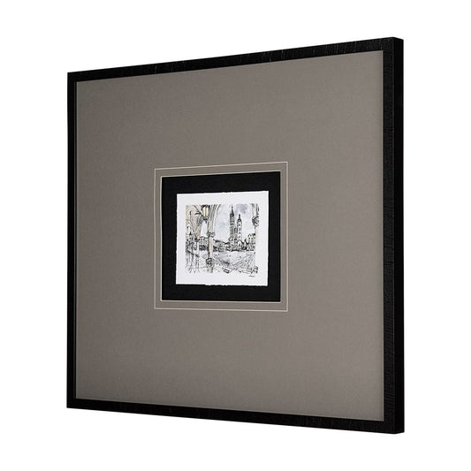 Mercana - Travel memories IV by Natalia a Framed Art Print Matted under Glass - 14456 view 2
