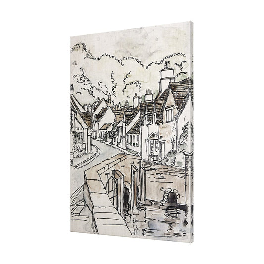 Mercana - Travel Memories VI by Mercana Studio a Hand Embellished Textured Canvas - 102317-L view 2