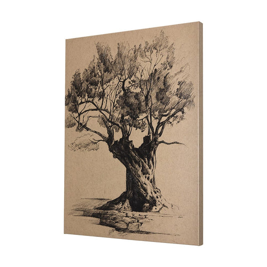 Mercana - Tree Drawing I by Mercana Studio a Hand Embellished Textured Canvas - 102501-S view 2