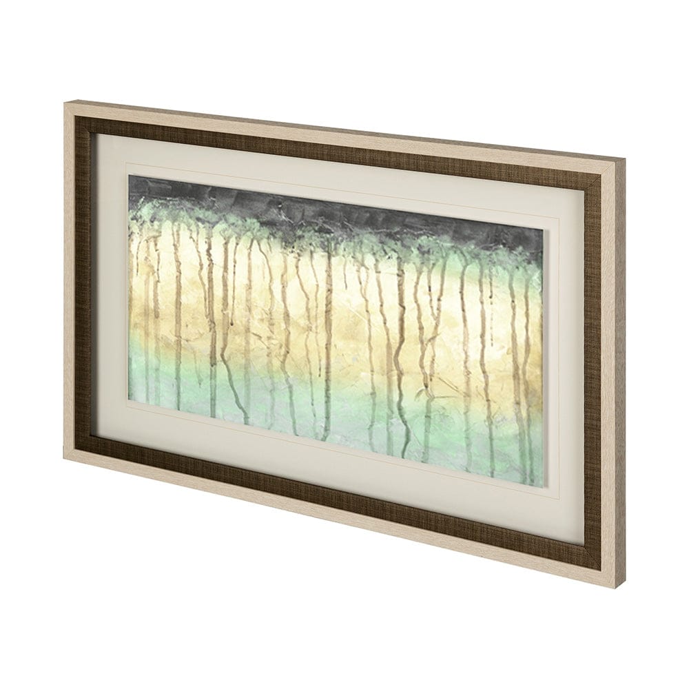 Mercana - Treeline Light II by Jennifer Goldberger Hand Embellished Framed Art Print Matted under Glass - 12294 view 5