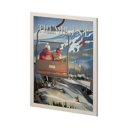 Mercana - Tremblant Go Canada L by Mercana Studio a Hand Embellished Decograph Framed Art Print - 14063 view 2