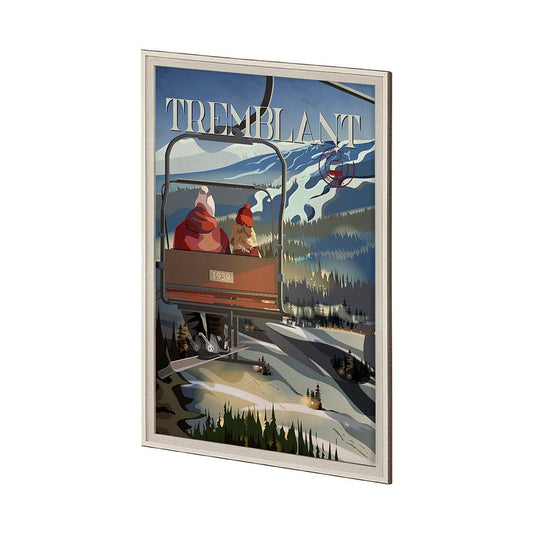 Mercana - Tremblant Go Canada XL by Mercana Studio a Hand Embellished Decograph Framed Art Print under Glass - 14065 view 2