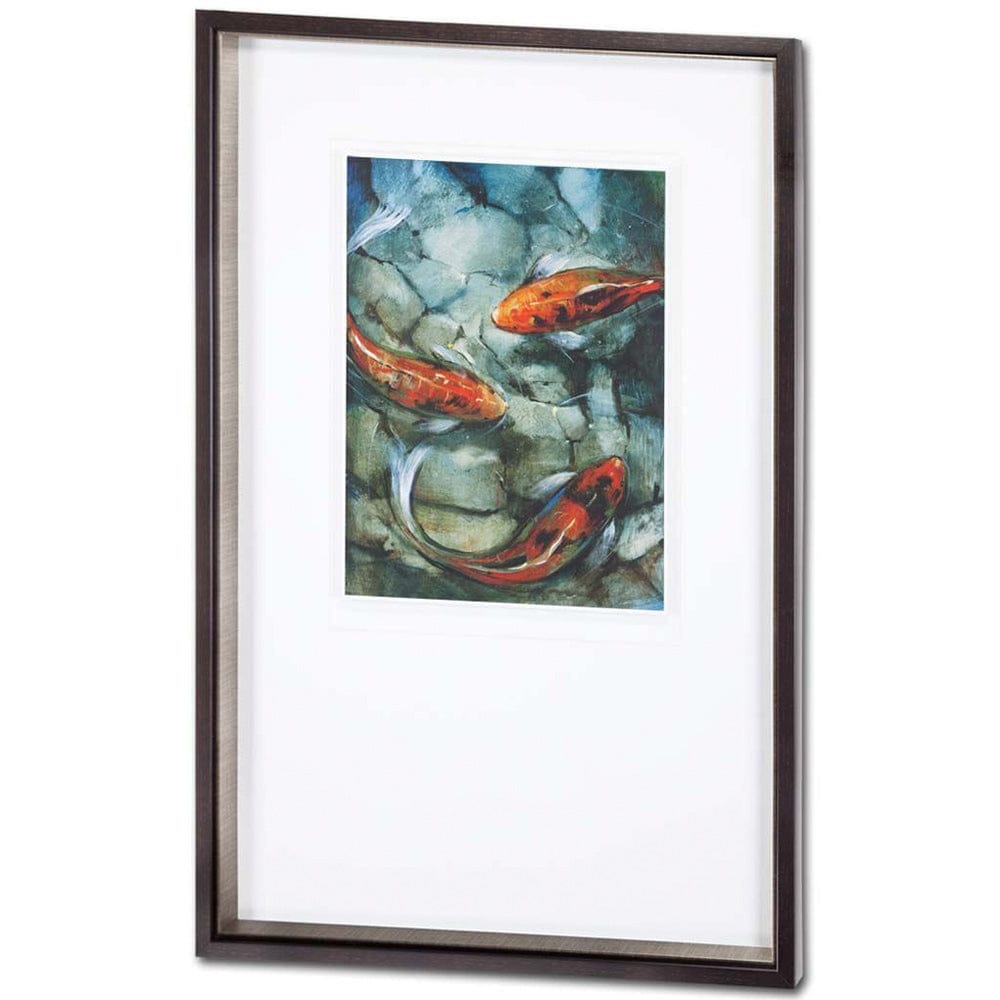 Mercana - Tres Koi II by O'Toole, Tim a Framed Art Print Matted under Glass - 6364 view 1