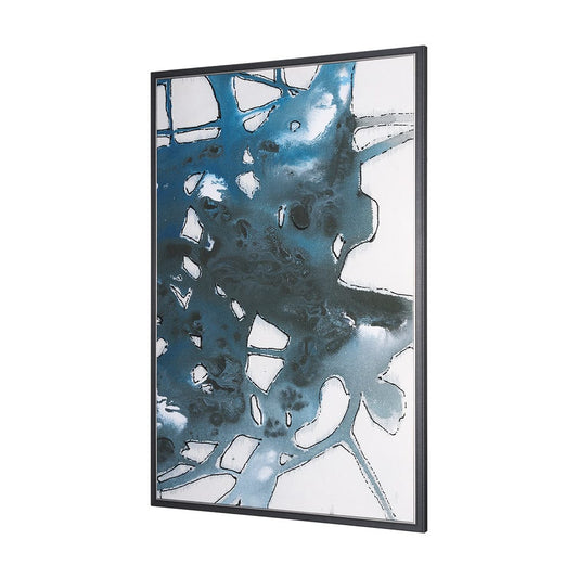 Mercana - Tributary I by Mercana Studio a Hand Embellished Textured Framed Canvas - 102604-FL view 2
