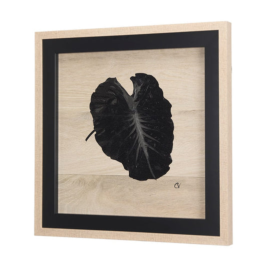 Mercana - Tropican Leave III by Mercana Studio a Hand Embellished Textured Framed Art Print - 14343 view 2