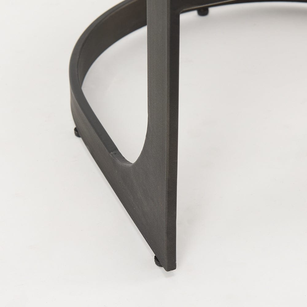 Mercana - Tyson 17L x 18W x 31H Brown Leather W/ Metal Frame Bar Stool - 69270_CLOSEOUT view 11