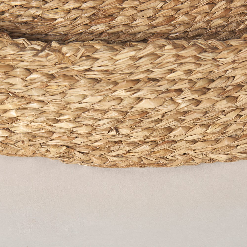Mercana - Ulana Round Nesting Seagrass Trays w/ Loop Handles (Set of 3) - 70226 view 8