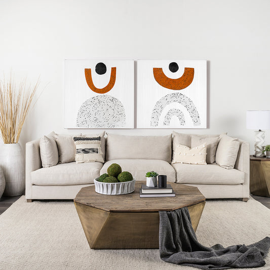 Mercana - Valence 38.2L x 38.6W x 28.3H Beige Armless Sectional Piece - 69111 view 2