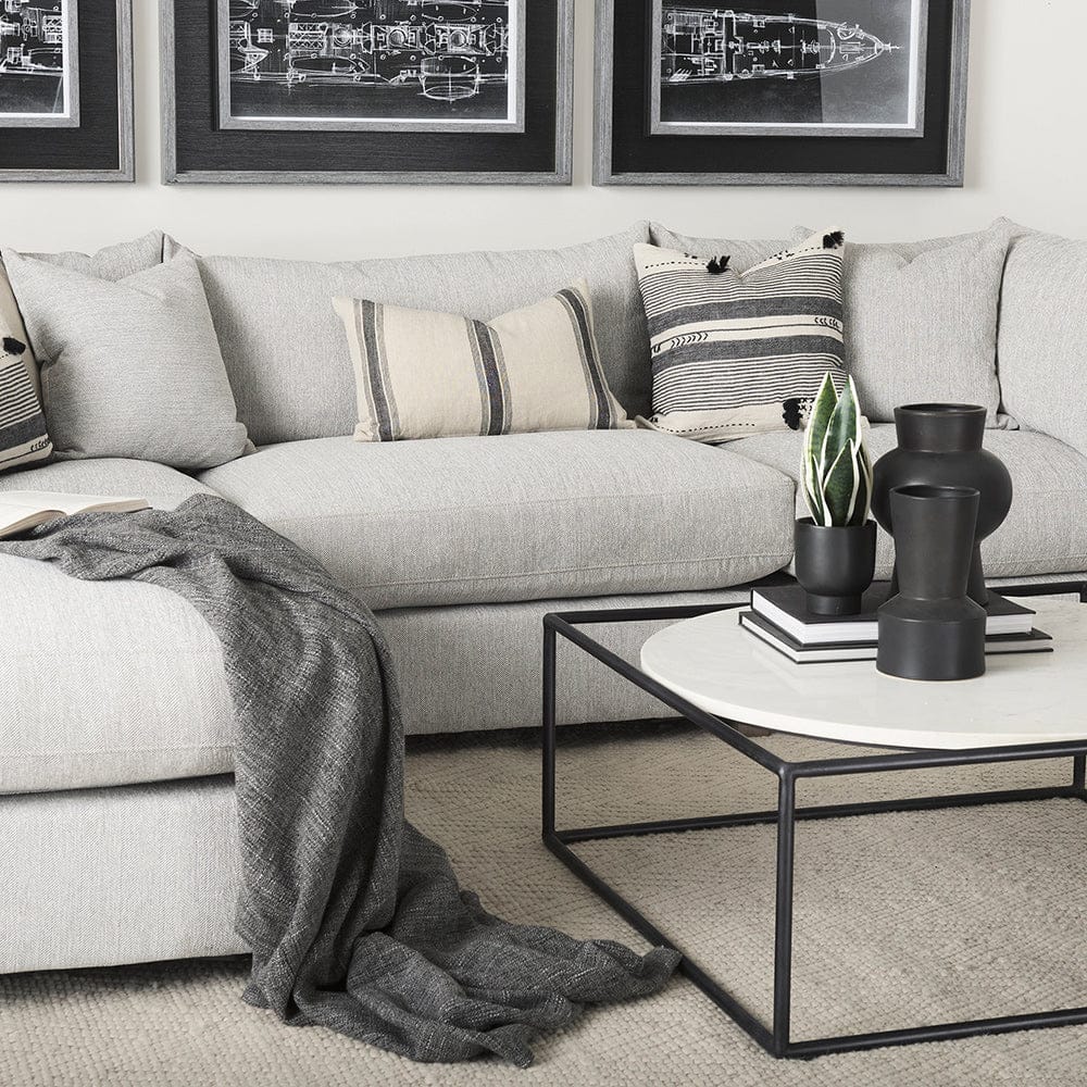 Mercana - Valence 38.2L x 38.6W x 28.3H Light Gray Armless Sectional Piece - 69117 view 14