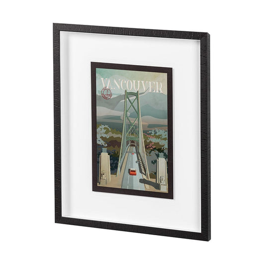 Mercana - Vancouver Go Canada M by Mercana Studio a Framed Art Print Matted under Glass - 13580 view 2