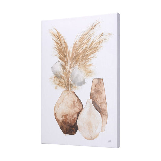Mercana - Vase Gray Pods by Mercana Studio a Hand Embellished Textured Canvas - 102247-S view 2