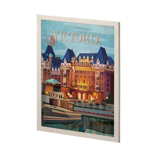 Mercana - Victoria Go Canada L by Mercana Studio a Hand Embellished Decograph Framed Art Print - 13730 view 2