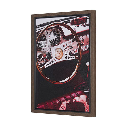 Mercana - Vintage Car by Magda Izzard a Hand Embellished Framed Art Print - 15738 view 2