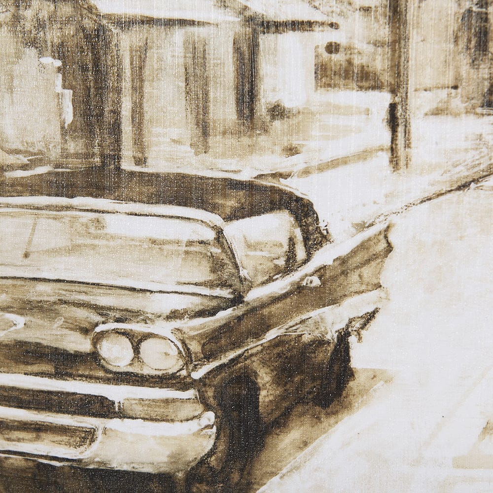 Mercana - Vintage Car Picture I by Mercana Studio Hand Embellished Textured Framed Art Print Matted under Glas - 14709 view 7