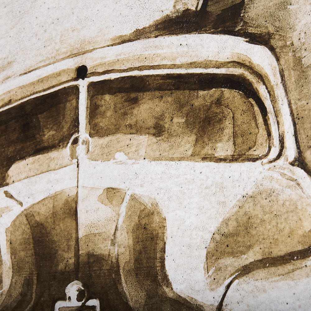 Mercana - Vintage Car Picture III by Mercana Studio a Hand Embellished Textured Canvas - 102511-L view 7