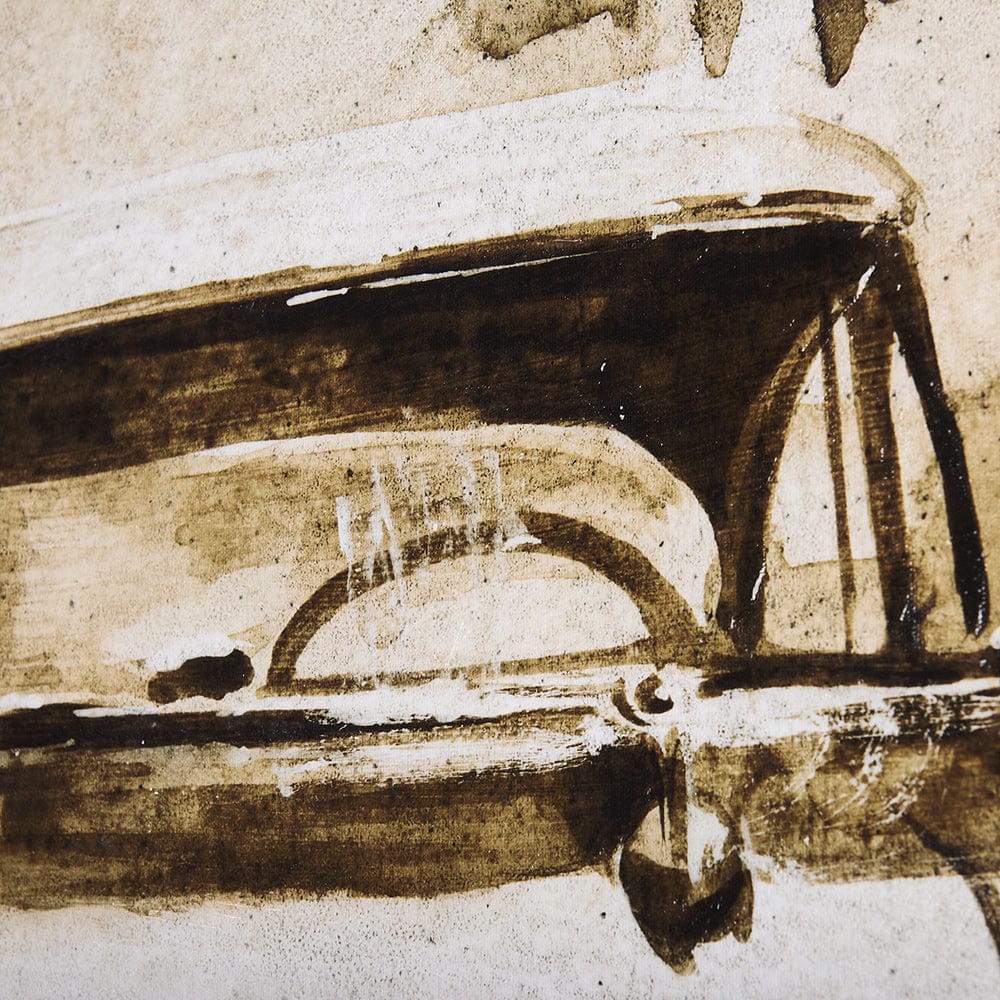 Mercana - Vintage Car Picture IV by Mercana Studio a Hand Embellished Textured Canvas - 102512-S view 7