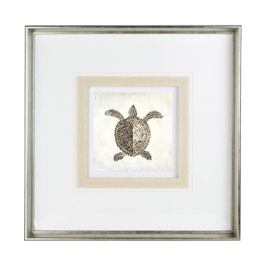 Mercana - Vintage Sea Turtle by Mercana Studio a Framed Art Print Matted under Glass - 12039 view 2